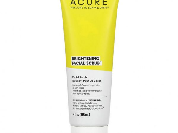 Acure, Brilliantly Brightening, скраб для лица, 118 мл (4 жидк. унций)