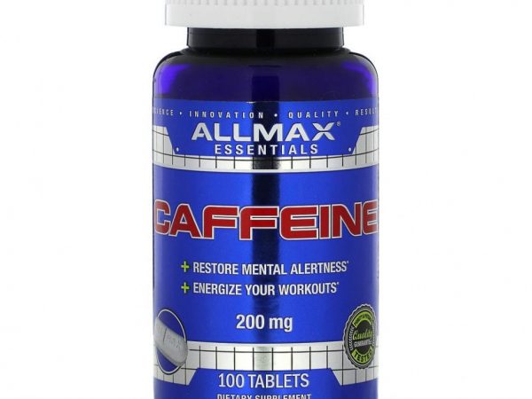 ALLMAX Nutrition, Кофеин, 200 мг, 100 таблеток