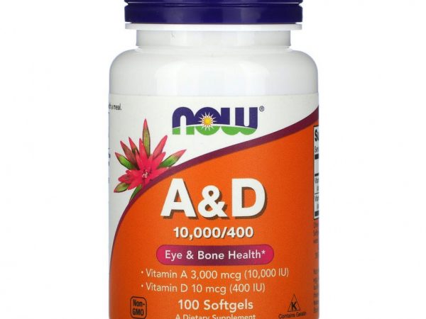 NOW Foods, A&D, 100 мягких таблеток