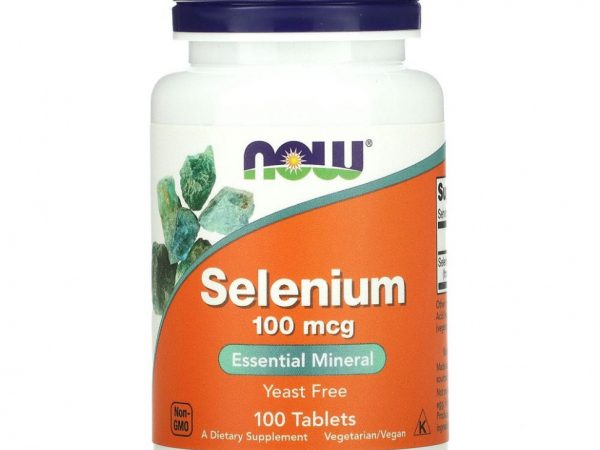 NOW Foods, селен, 100 мкг, 100 таблеток