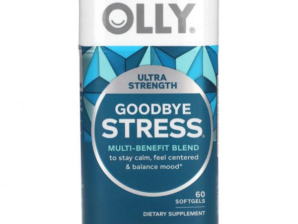 OLLY, Goodbye Stress, 60 мягких таблеток