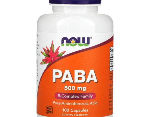 NOW Foods, ПАБК, 500 мг, 100 капсул