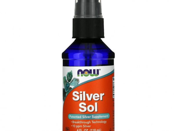 NOW Foods, Silver Sol, серебряная вода, 118 мл (4 жидк. унции)