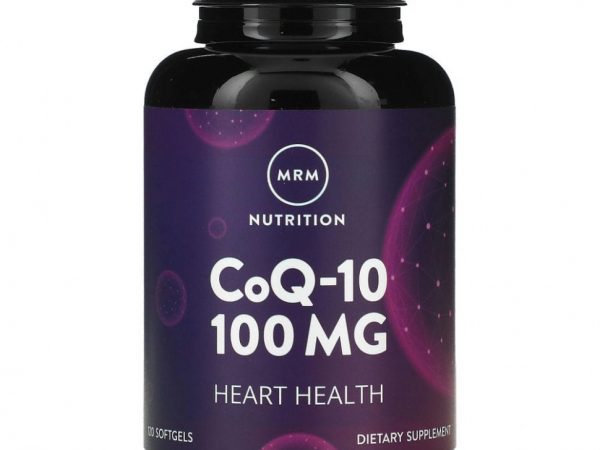 MRM, Nutrition, коэнзим Q10, 100 мг, 120 мягких таблеток