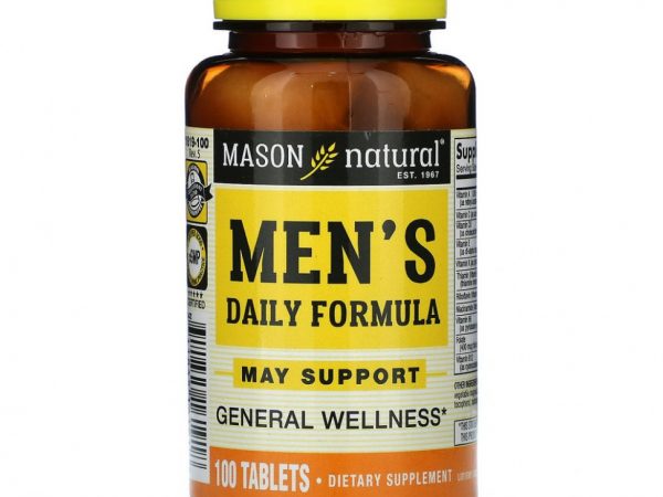Mason Natural, Ежедневная формула для мужчин, 100 таблеток