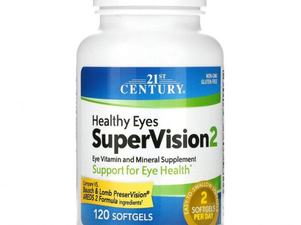 21st Century, Healthy Eyes SuperVision2, добавка для глаз, 120 капсул