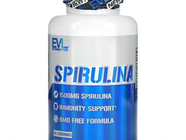 EVLution Nutrition, Spirulina, 500 mg, 180 Tablets