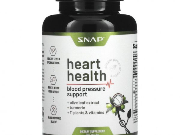 Snap Supplements, Heart Health`` 90 капсул