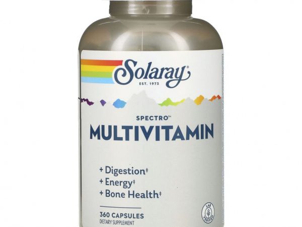 Solaray, Spectro, Мультивитамины, 360 капсул