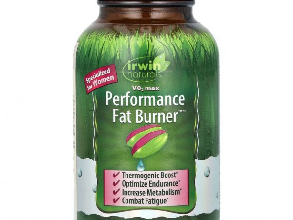 Irwin Naturals, V02 Max, Performance Fat Burner, 60 мягких гелевых капсул с жидкостью