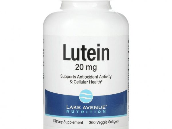 Lake Avenue Nutrition, лютеин, 20 мг, 360 растительных мягких таблеток