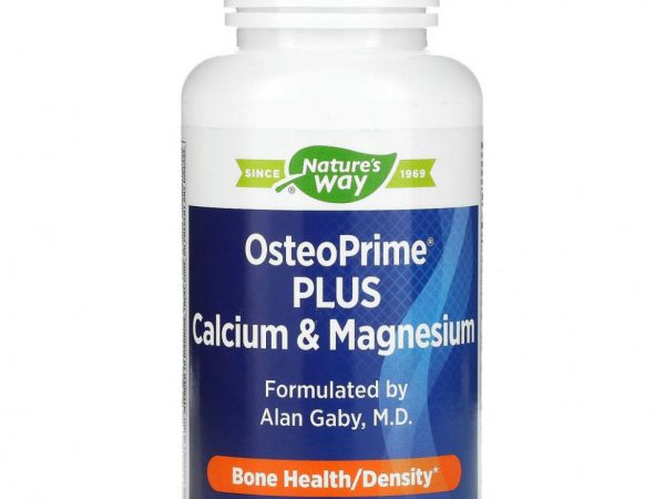 Nature's Way, OsteoPrime Plus, кальций и магний, 120 таблеток
