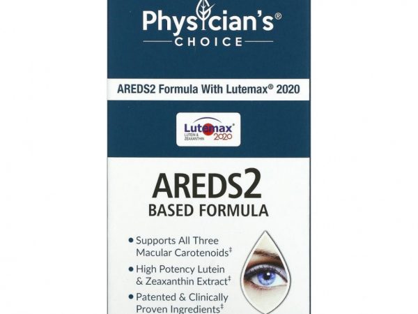 Physician's Choice, Формула на основе Areds2, 60 растительных капсул