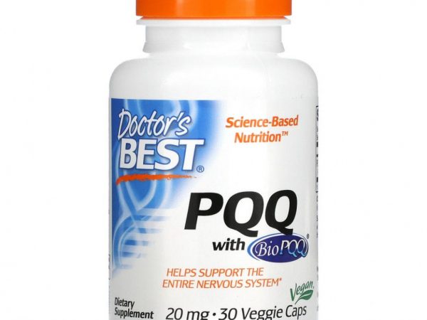 Doctor's Best, PQQ с BioPQQ, 20 мг, 30 вегетарианских капсул