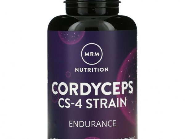 MRM, Nutrition, кордицепс, штамм CS-4, 60 веганских капсул