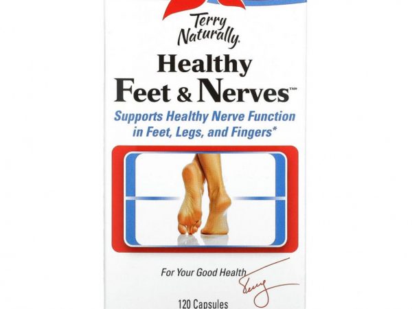 Terry Naturally, Terry Naturally, Healthy Feet & Nerves, здоровые ноги и нервы, 120 капсул