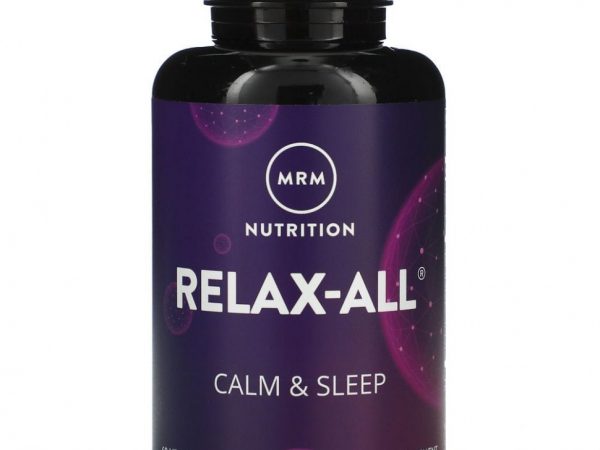 MRM, Relax-All, Calm & Sleep, для расслабления и сна, 60 веганских капсул