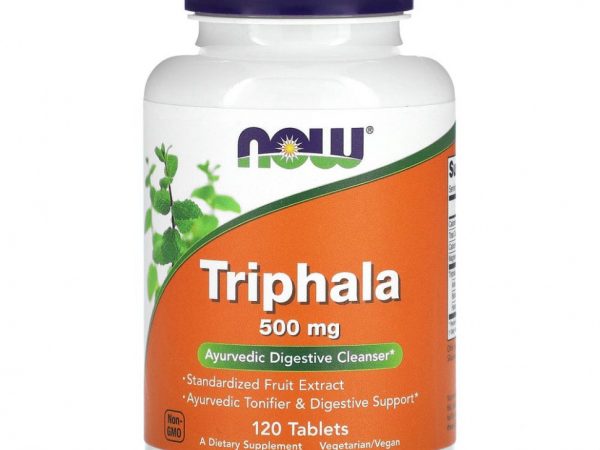 NOW Foods, трифала, 500 мг, 120 таблеток