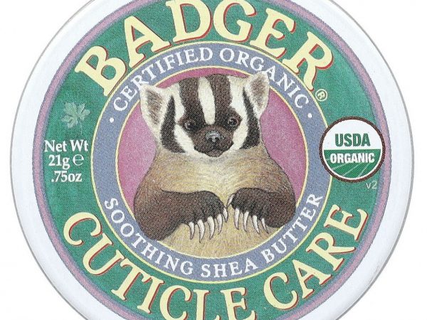 Badger Company, Органическое средство со смягчающим маслом ши для ухода за кутикулой, 21 г (0,75 унции)