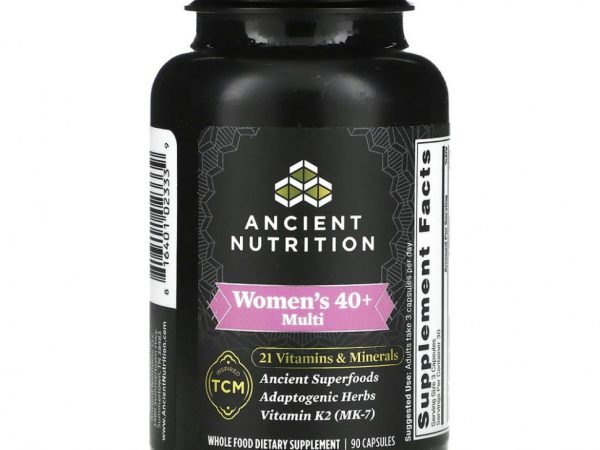 Dr. Axe / Ancient Nutrition, Ancient Multi, для женщин от 40 лет, 90 капсул