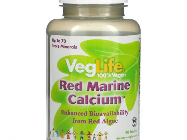 VegLife, Красный морской кальций, 90 таблеток