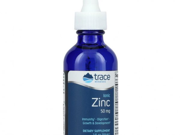 Trace Minerals ®, Ионизированный цинк, 50 мг, 59 мл (2 жидк. унции)