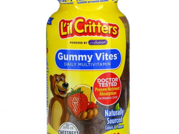 L'il Critters, Gummy Vites, ежедневные мультивитамины, 190 жевательных мармеладок