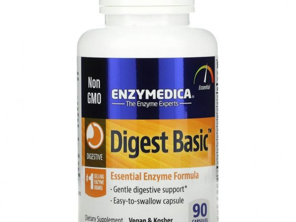 Enzymedica, Digest Basic, состав с основными ферментами, 90 капсул