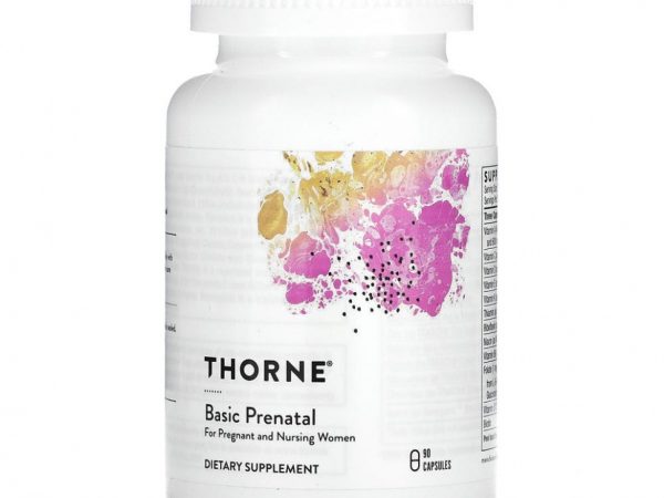 Thorne Research, Basic Prenatal, 90 капсул