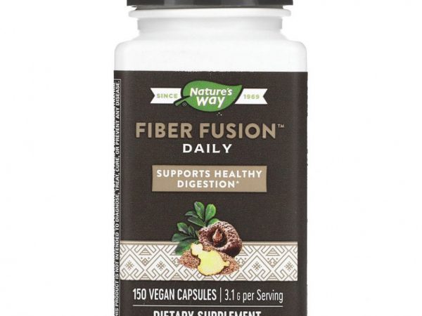 Nature's Way, Fiber Fusion Daily, 3,1 г, 150 веганских капсул