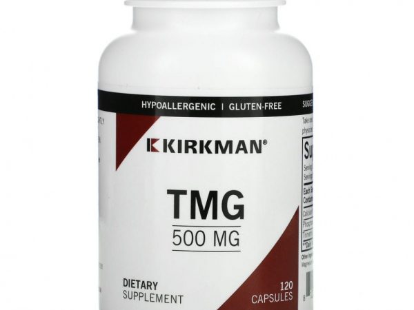 Kirkman Labs, триметилглицин (TMG), 500 мг, 120 капсул