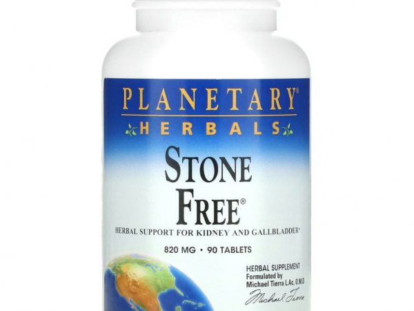 Planetary Herbals, Stone Free, для поддержки почек, 820 мг, 90 таблеток