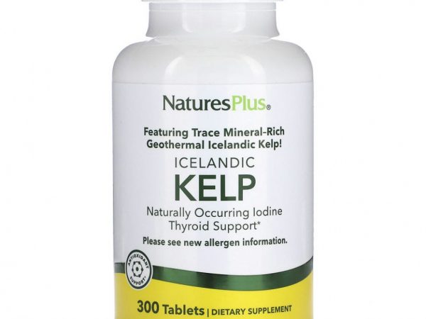 NaturesPlus, исландские бурые водоросли, 300 таблеток