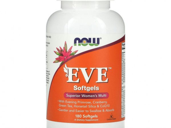NOW Foods, EVE, превосходные мультивитамины для женщин, 180 капсул
