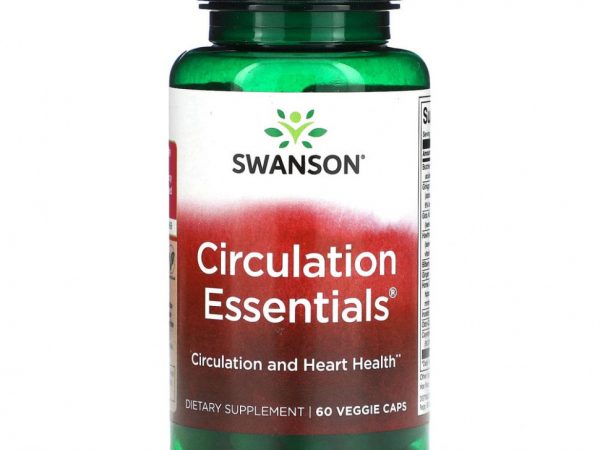 Swanson, Circulation Essentials, 60 растительных капсул