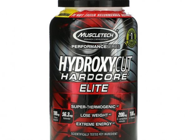 Hydroxycut, Серия Performance, Hydroxycut Hardcore, Elite, 100 термокапсул с быстрым высвобождением