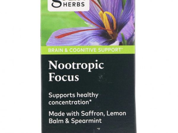 Gaia Herbs, Nootropic Focus, 40 Vegan Liquid Phyto-Caps