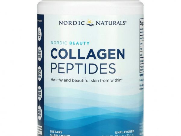 Nordic Naturals, Nordic Beauty, пептиды коллагена, без добавок, 300 г (10,6 унции)