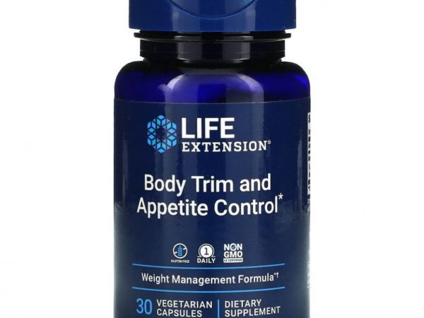 Life Extension, Тримминг для тела и контроль аппетита, 30 вегетарианских капсул