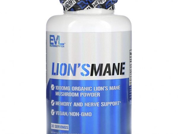 EVLution Nutrition, ежовик гребенчатый, 60 растительных капсул