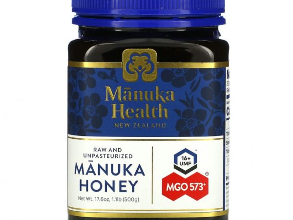 Manuka Health, мед манука, MGO 573+, 500 г (17,6 унции)
