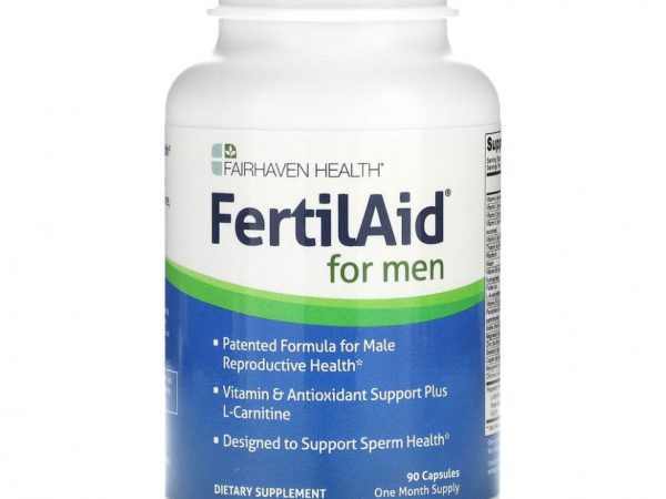 Fairhaven Health, FertilAid для мужчин, 90 капсул