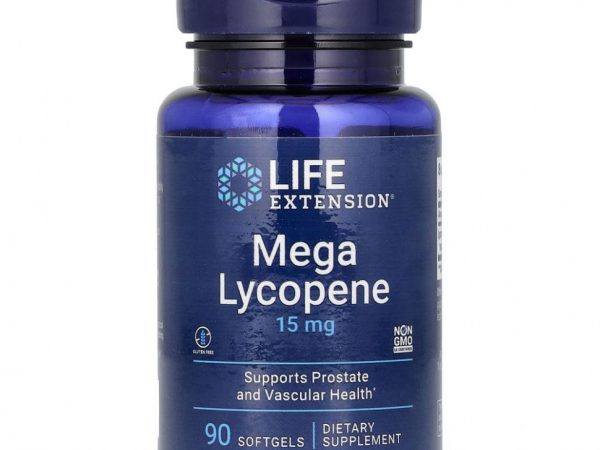 Life Extension, Мега ликопин, 15 мг, 90 капсул