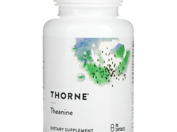 Thorne Research, Теанин, 90 вегетарианских капсул