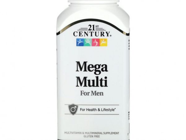 21st Century, Mega Multi, для мужчин, мультивитамины и мультиминералы, 90 таблеток