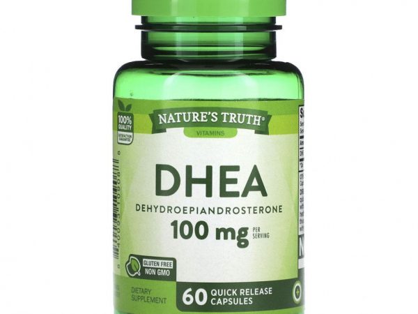 Nature's Truth, ДГЭА, 50 мг, 60 капсул с быстрым высвобождением
