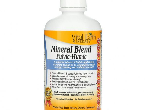 Vital Earth Minerals, Смесь фульвовых и гуминовых минералов, 32 жидкие унции (946 мл)
