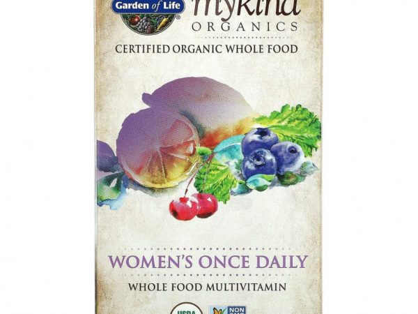 Garden of Life, MyKind Organics, мультивитамины для женщин для приема один раз в день, 30 веганских таблеток