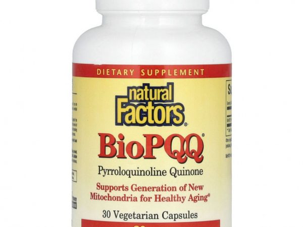 Natural Factors, BioPQQ, 20 мг, 30 вегетарианских капсул