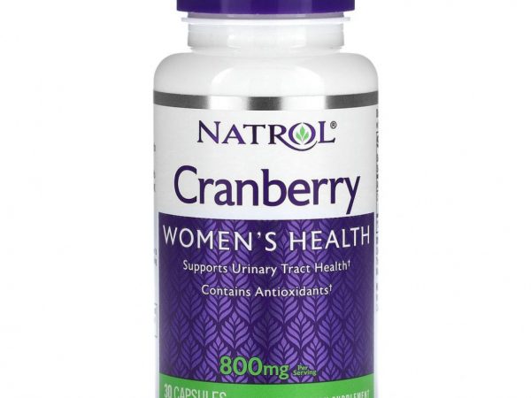 Natrol, Клюква, 400 мг, 30 капсул